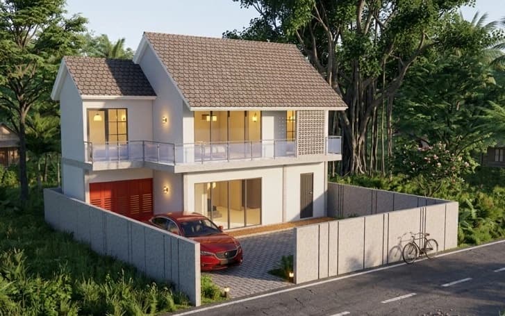 Rumah Tinggal Minimalis 2 Lantai