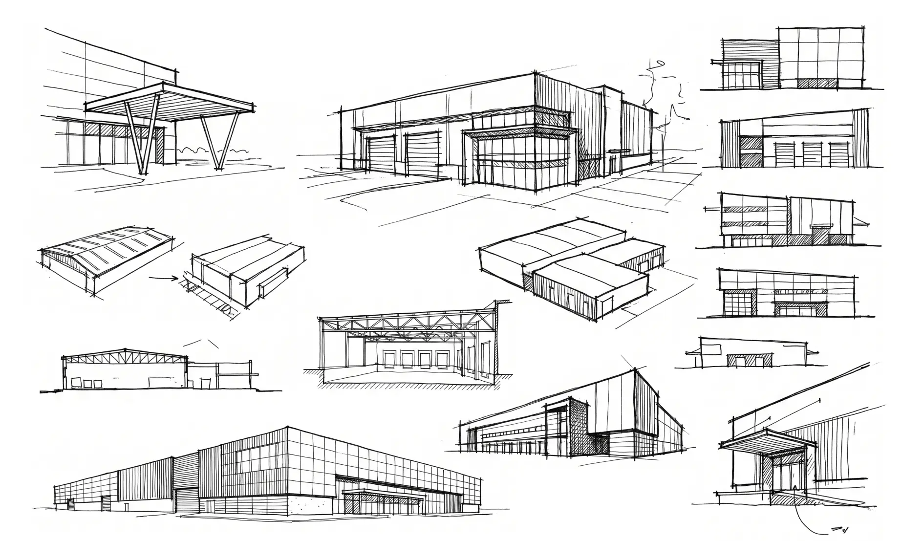 Dieng Arch Architectural Sketch